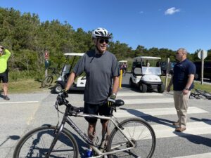 President Joe Biden falls off bike 7